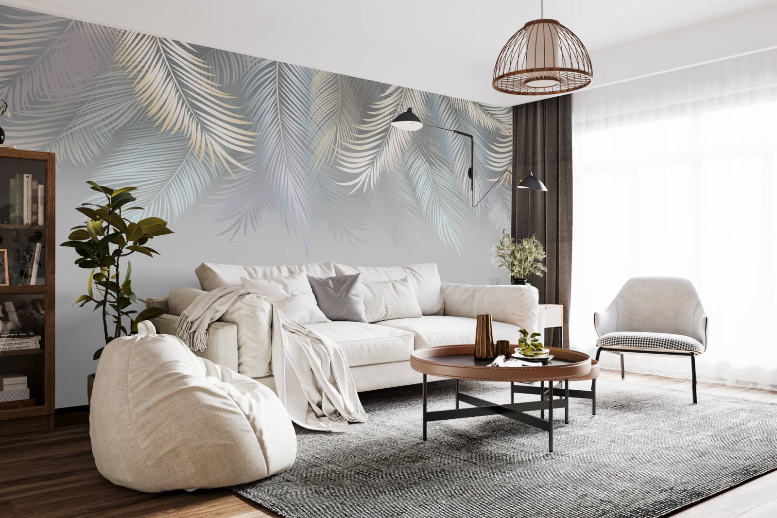 Fototapet frunze moi de ferigă