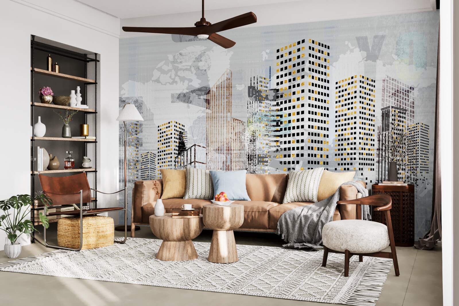 Fototapet orașul prezentat în fotografie