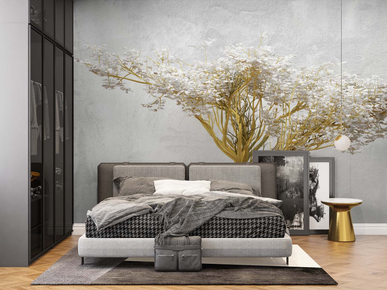 Fototapet copac fermecător în plină floare