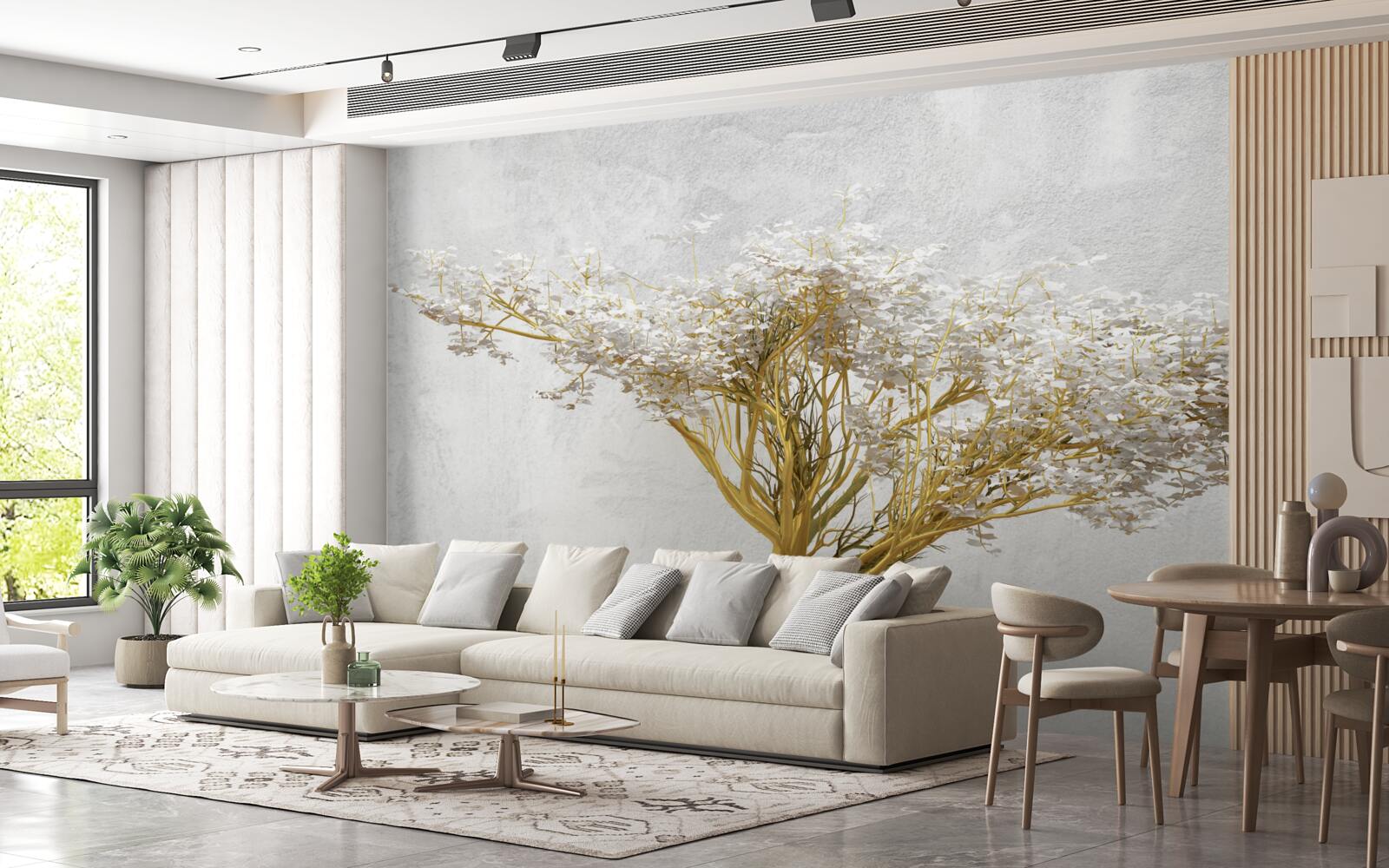 Fototapet copac fermecător în plină floare