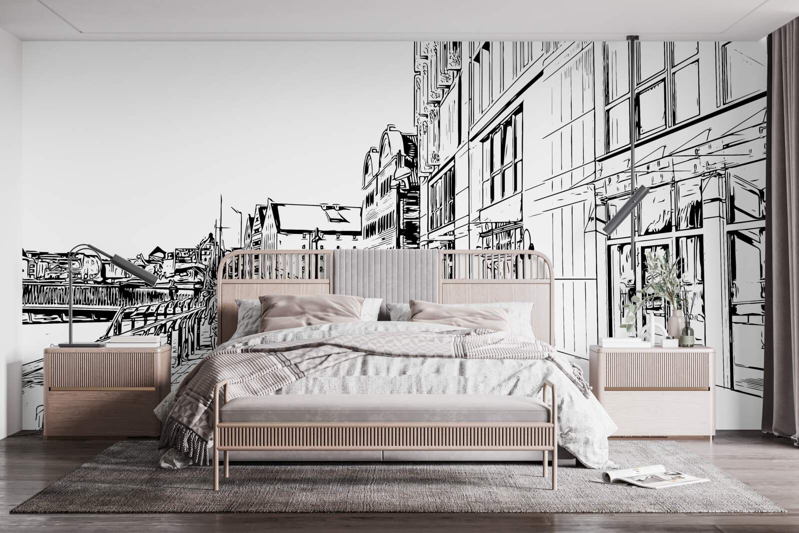 Fototapet terasament pitoresc vizibil în fotografie