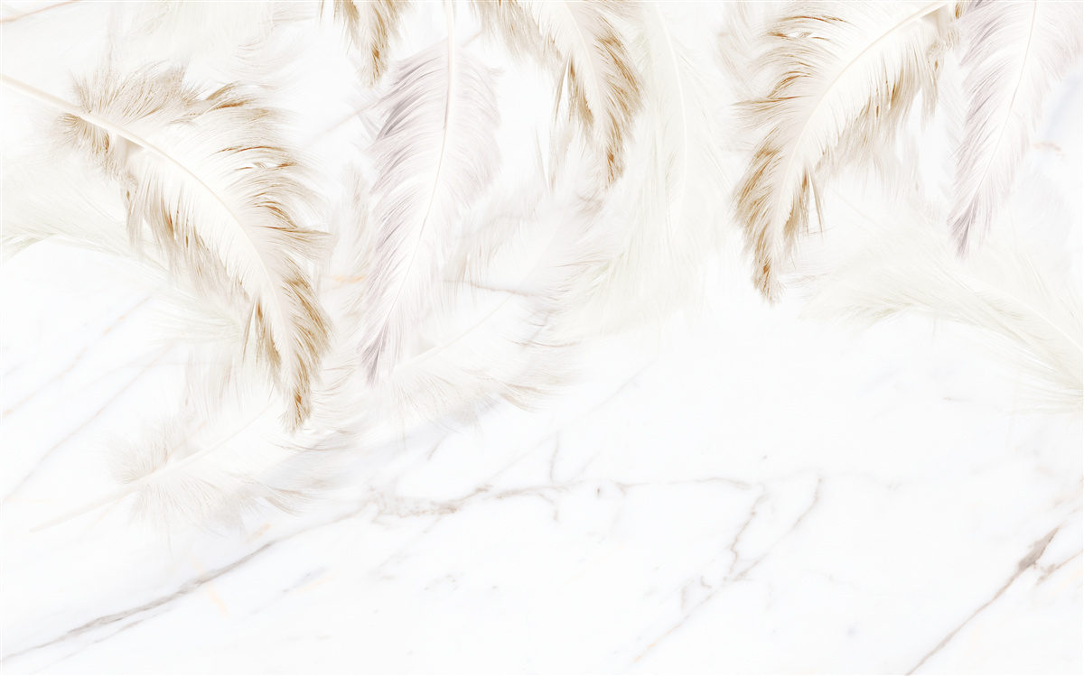 Fototapet fundal luminos cu secțiuni aurii cu pene complicate