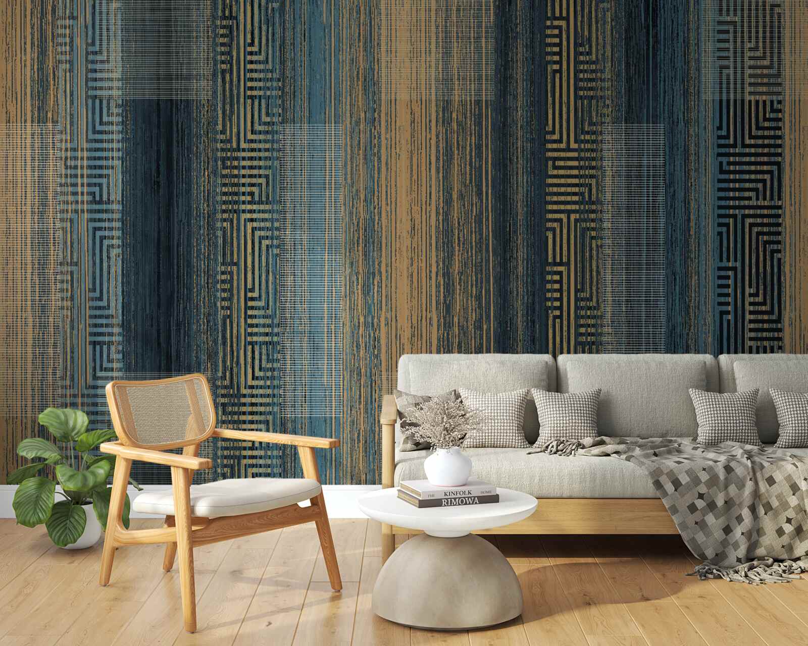 Fototapet linii verticale întunecate care și-au pierdut transparența