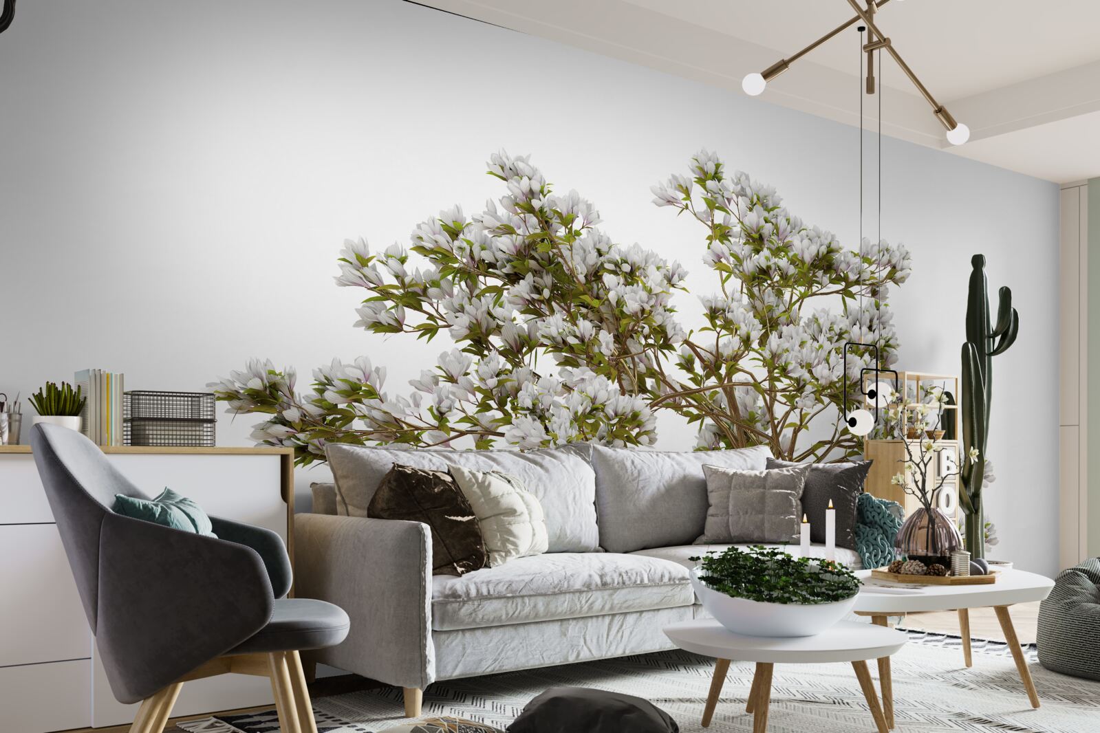 Fototapet un bonsai solitar are o frumusețe grațioasă