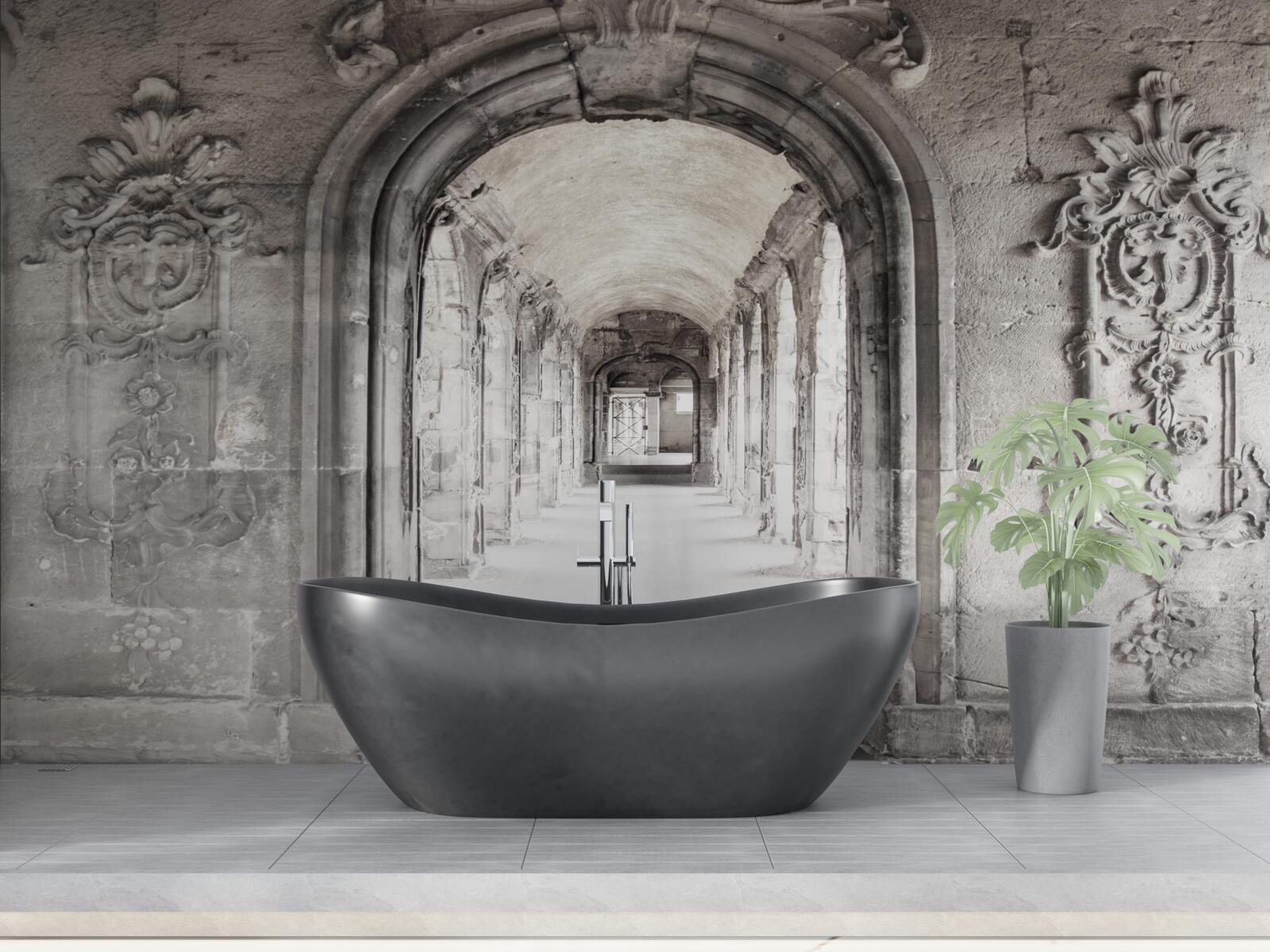 Fototapet nesfârșite formațiuni de piatră arcuite și netede