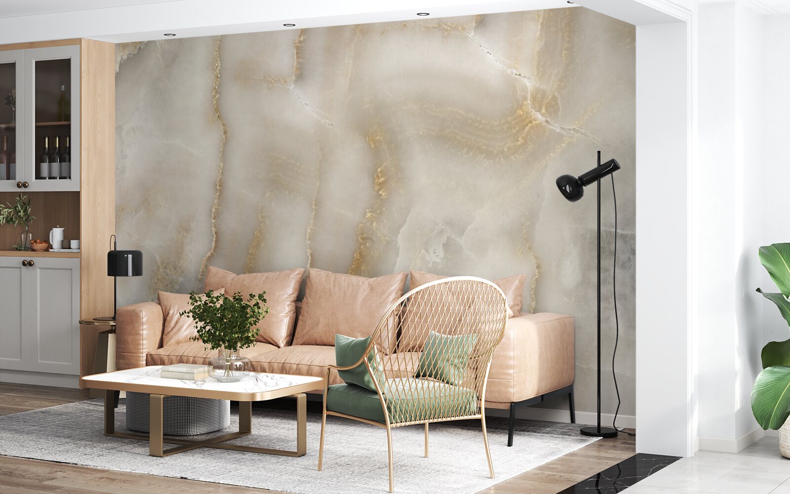 Fototapet cuarț maro deschis