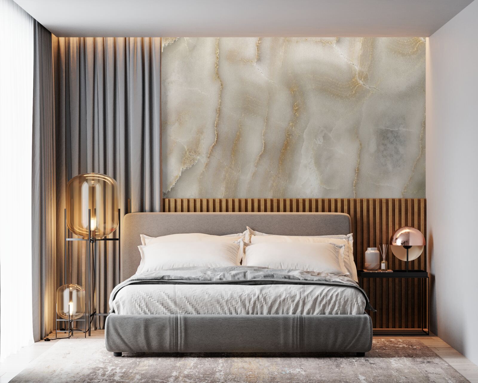 Fototapet cuarț maro deschis