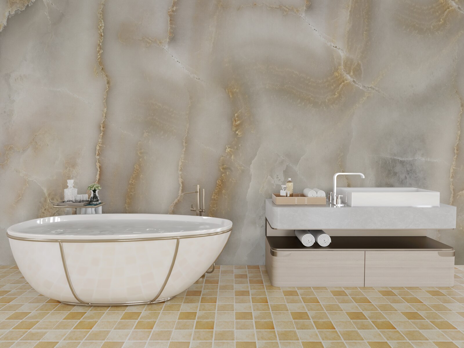 Fototapet cuarț maro deschis