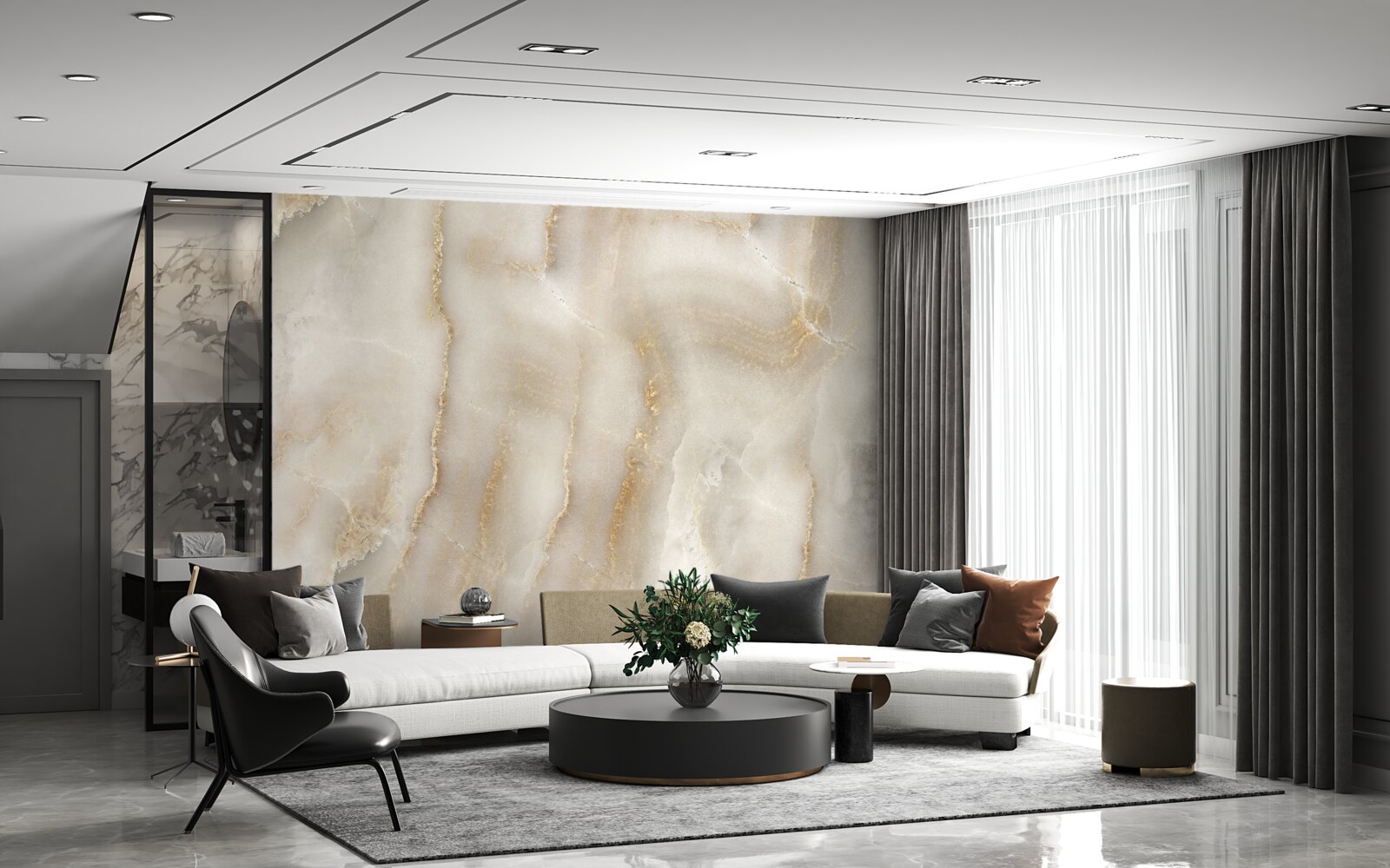 Fototapet cuarț maro deschis