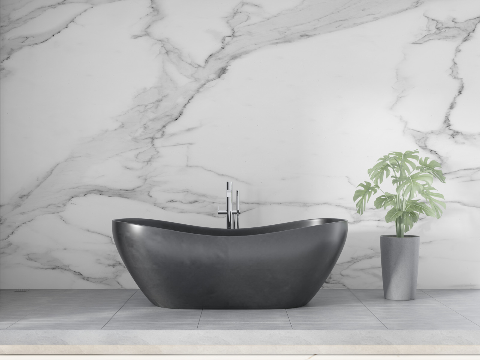 Fototapet afișarea norilor pe suprafața apei