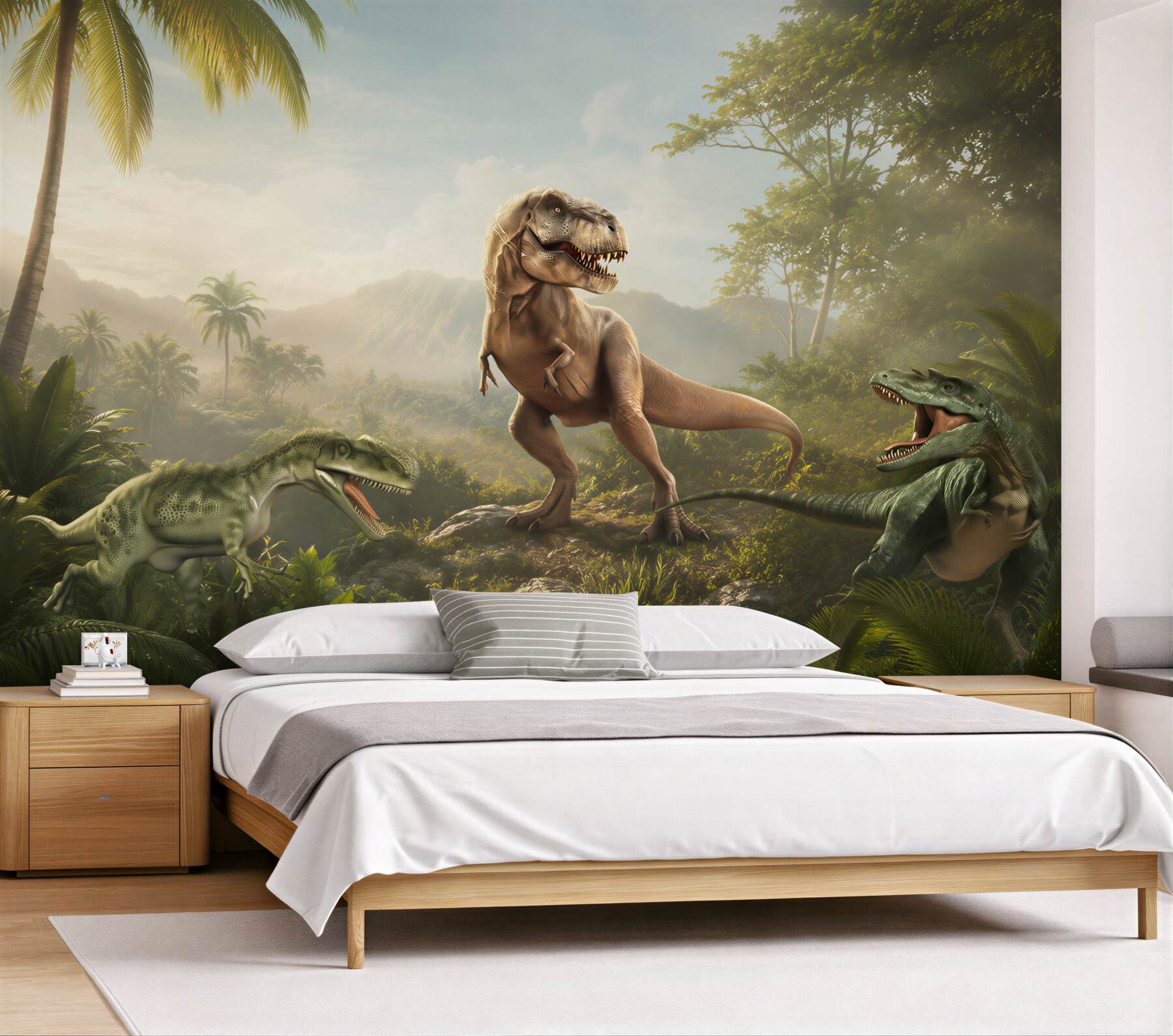 Fototapeta okres dinozaurów w strefie tropikalnej