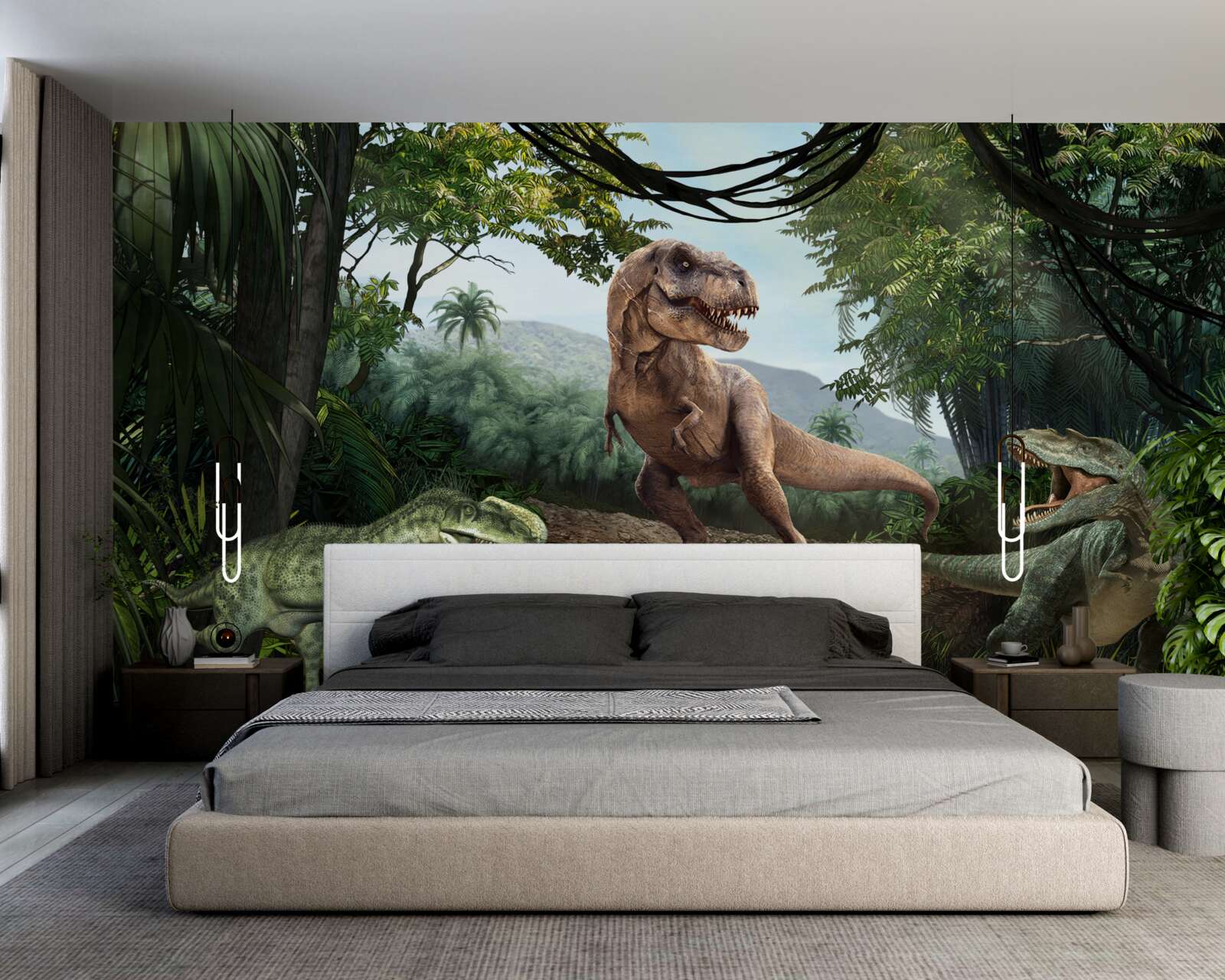 Fototapet perioada dinozaurilor la tropice