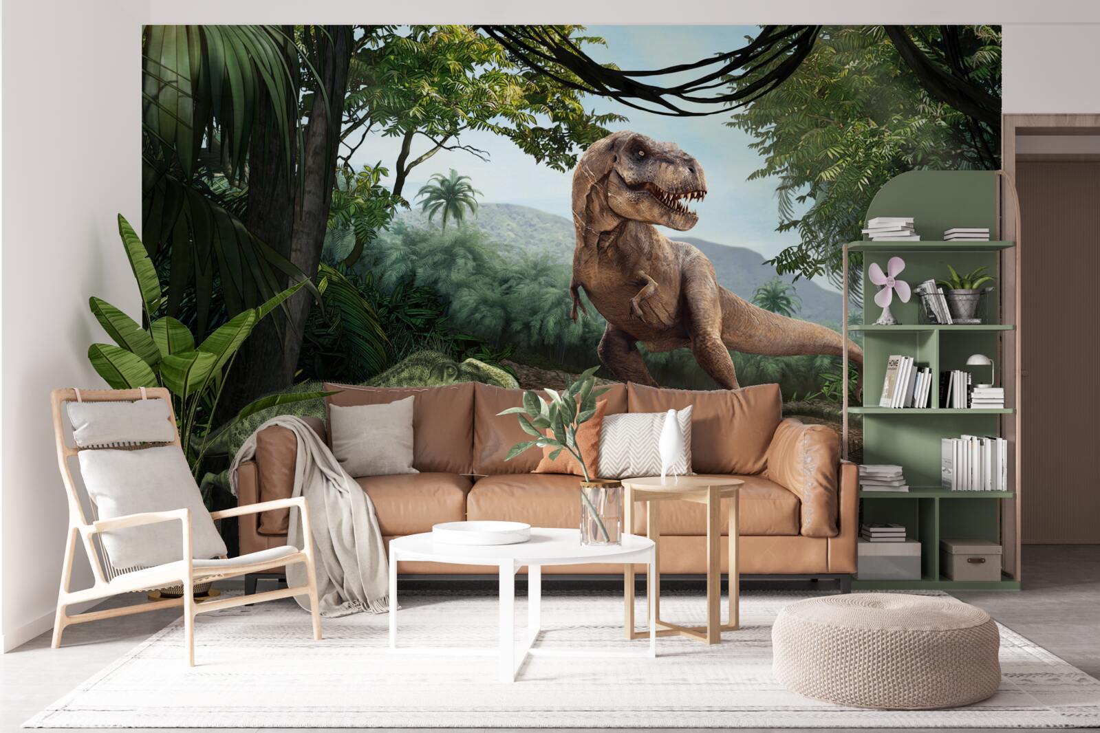 Fototapet perioada dinozaurilor la tropice