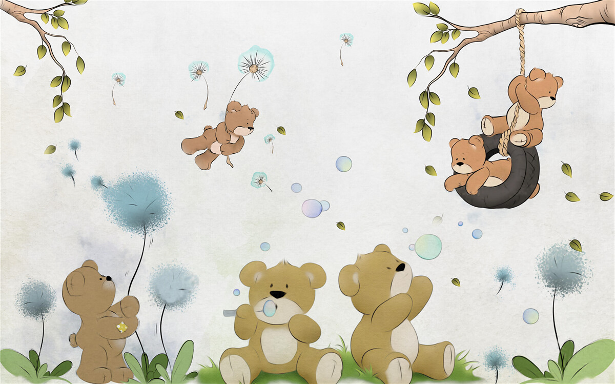 Fototapet joacă pentru copii mici