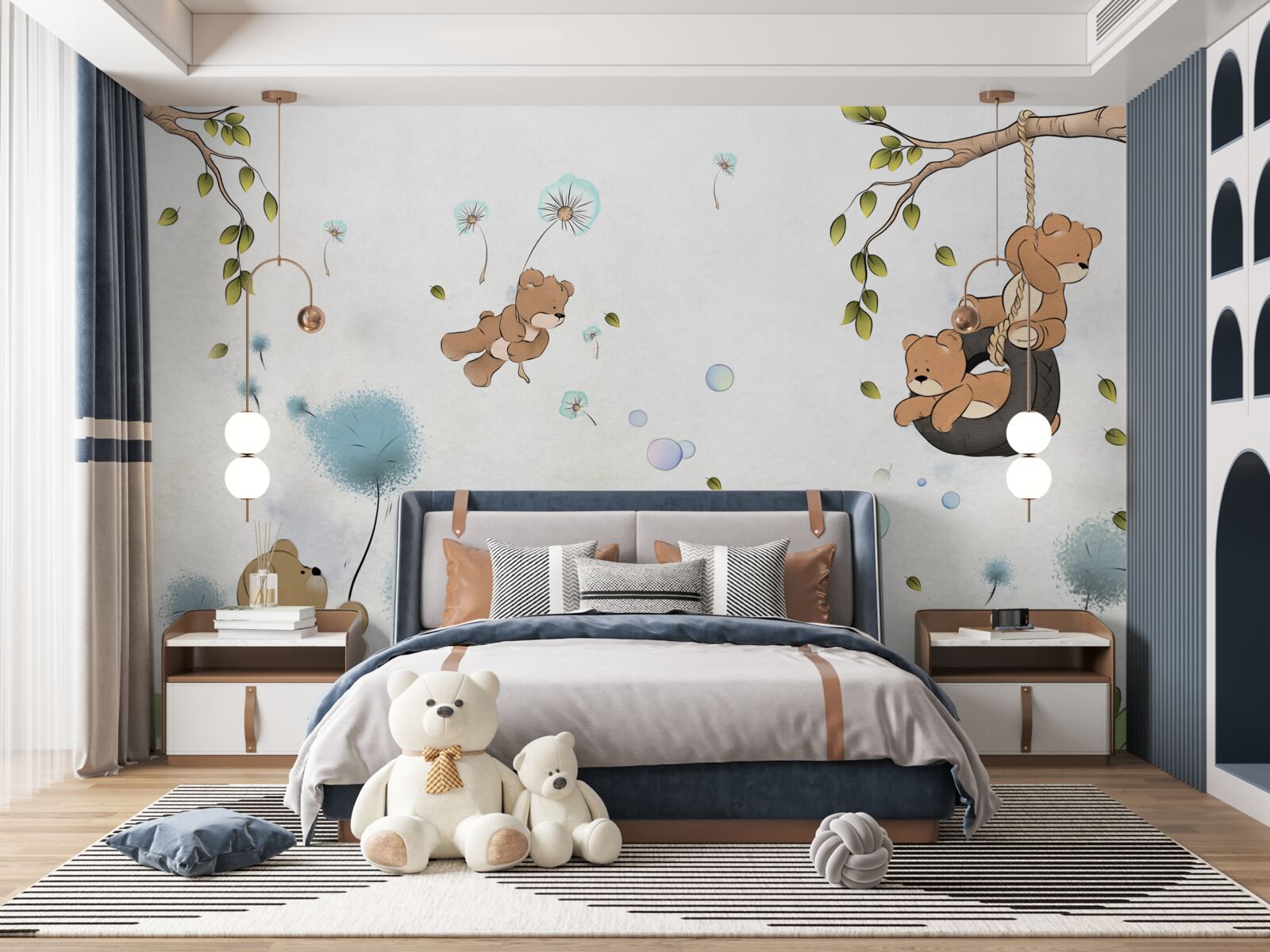 Fototapet joacă pentru copii mici