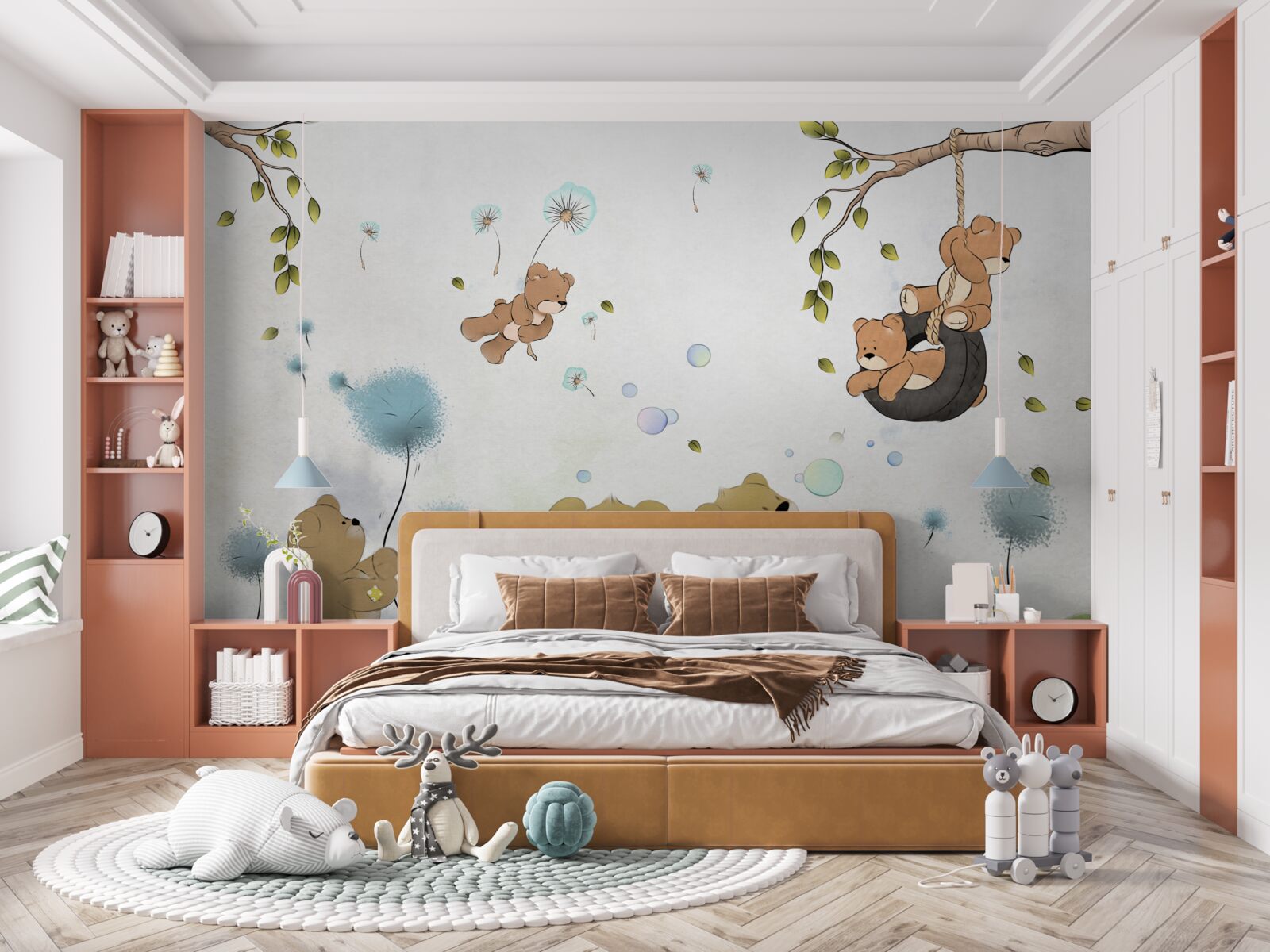 Fototapet joacă pentru copii mici