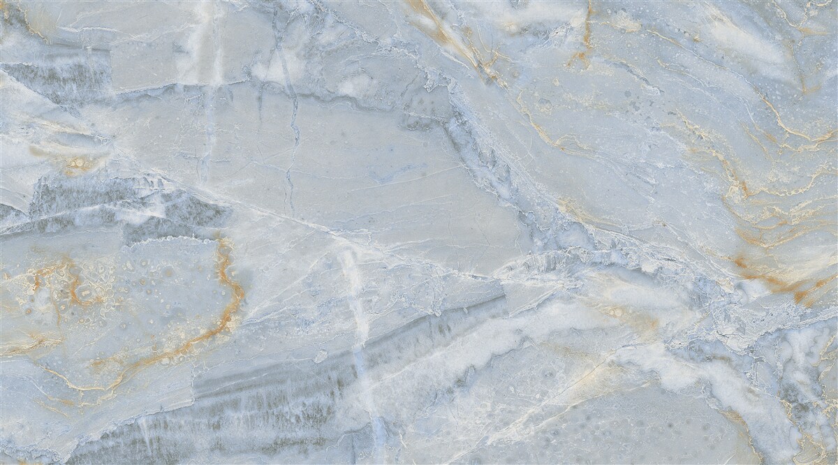 Fototapet valuri gri-negru cu contururi aurii