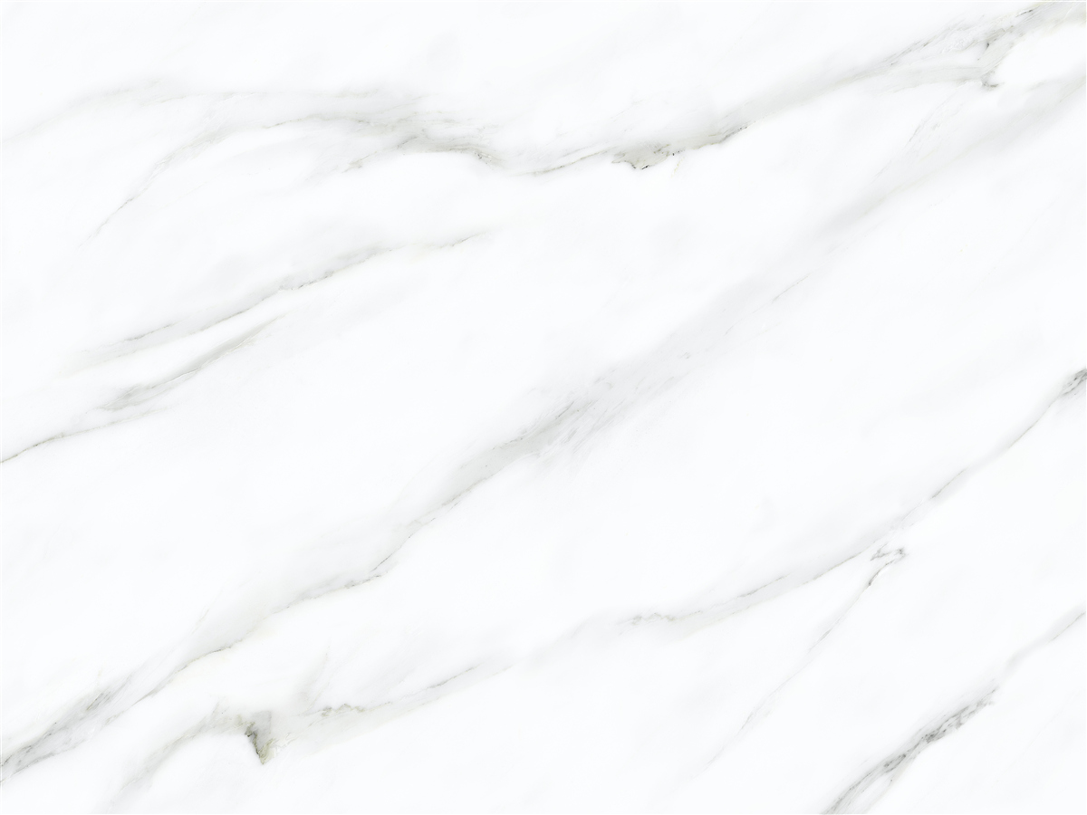 Fototapet Marmură albă ca zăpada cu modele de valuri gri