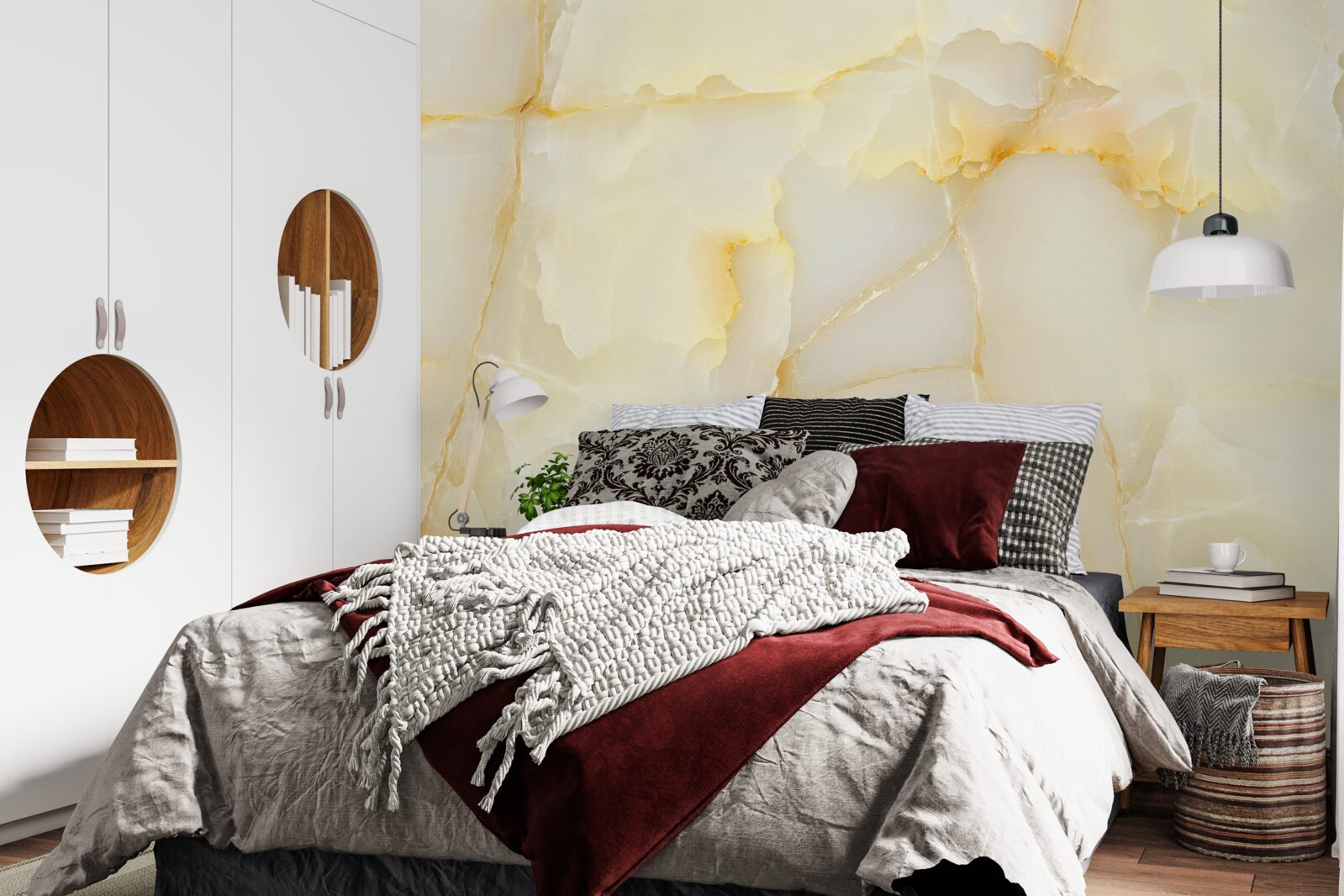 Fototapet marmură fină cu o nuanță aurie