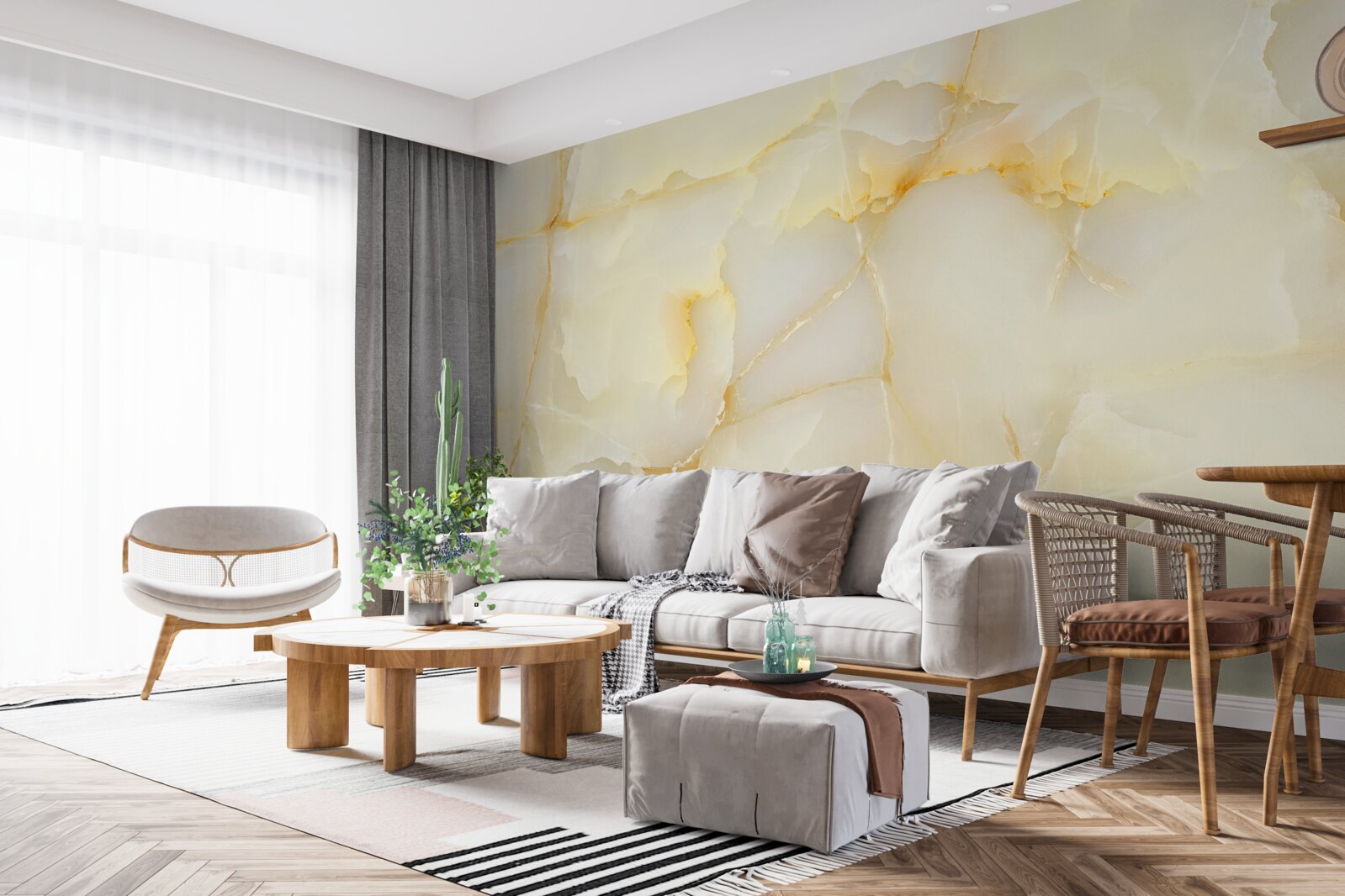 Fototapet marmură fină cu o nuanță aurie