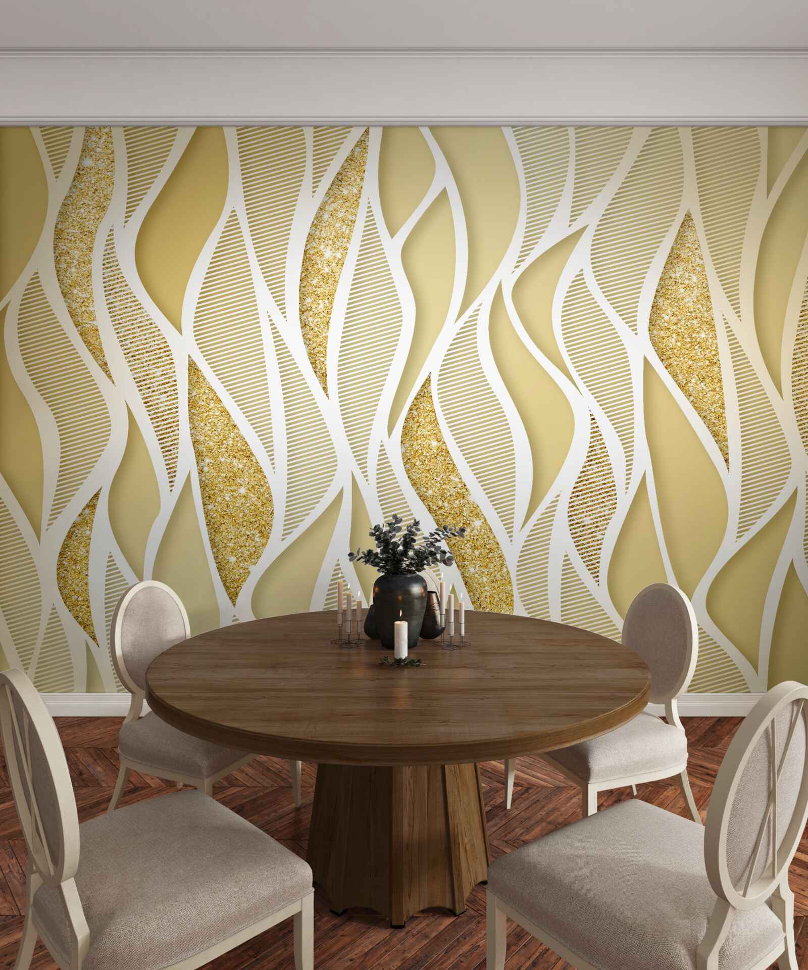 Fototapet rezumat frunze de toamnă