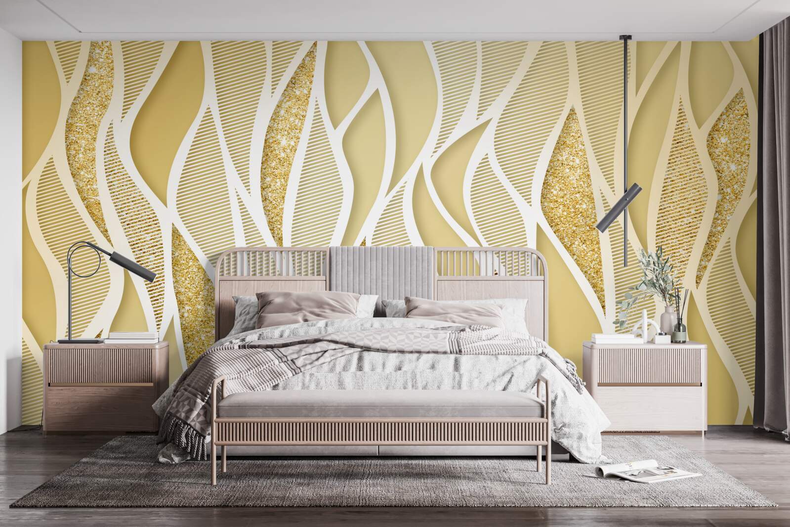 Fototapet rezumat frunze de toamnă