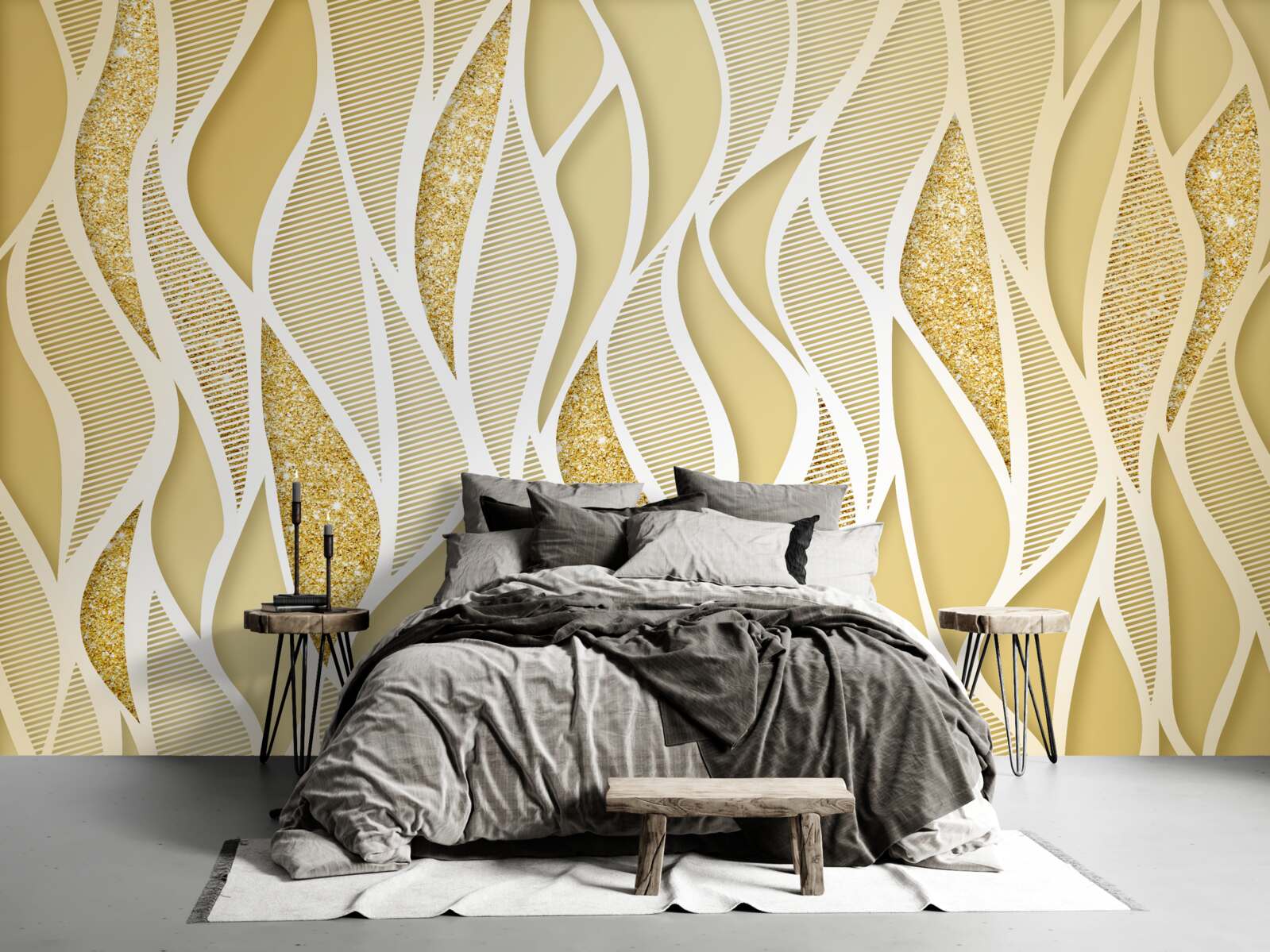 Fototapet rezumat frunze de toamnă