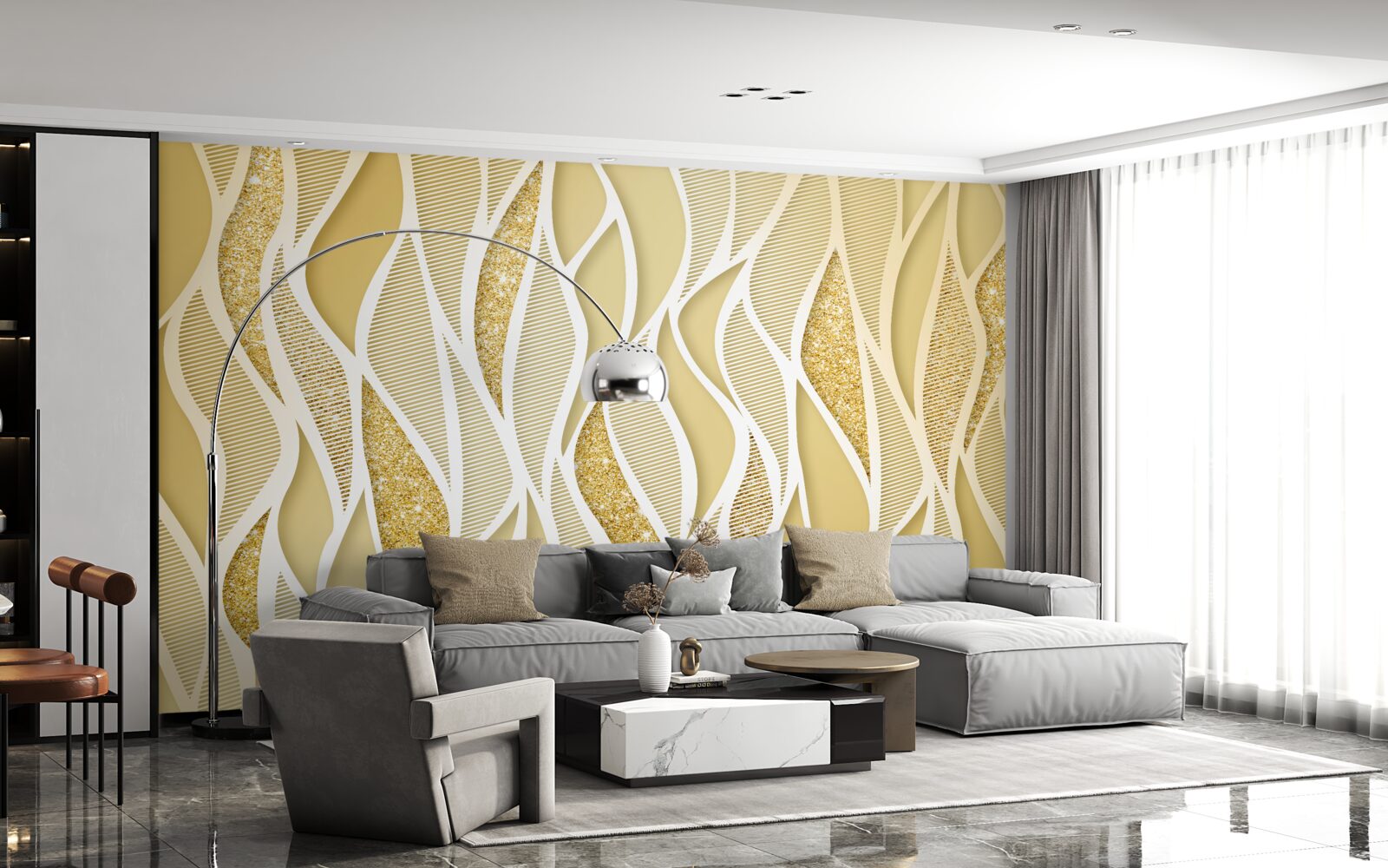 Fototapet rezumat frunze de toamnă