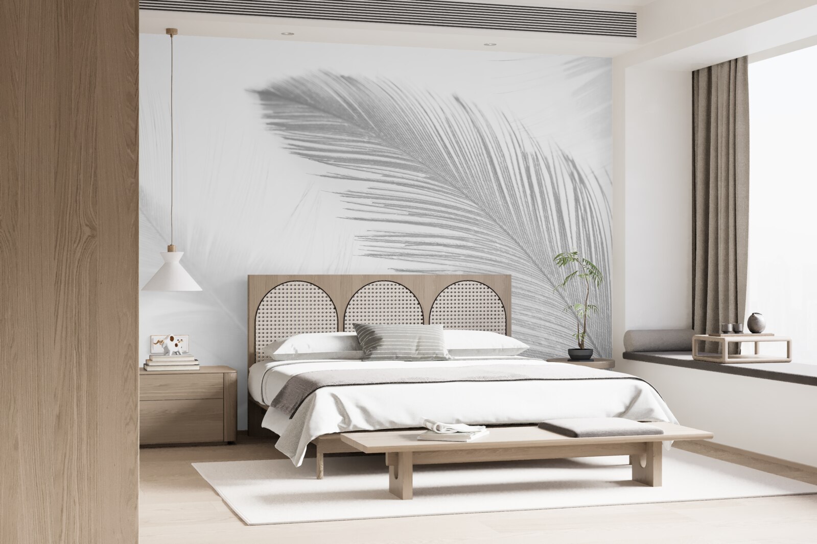 Fototapet două pene mari strălucitoare