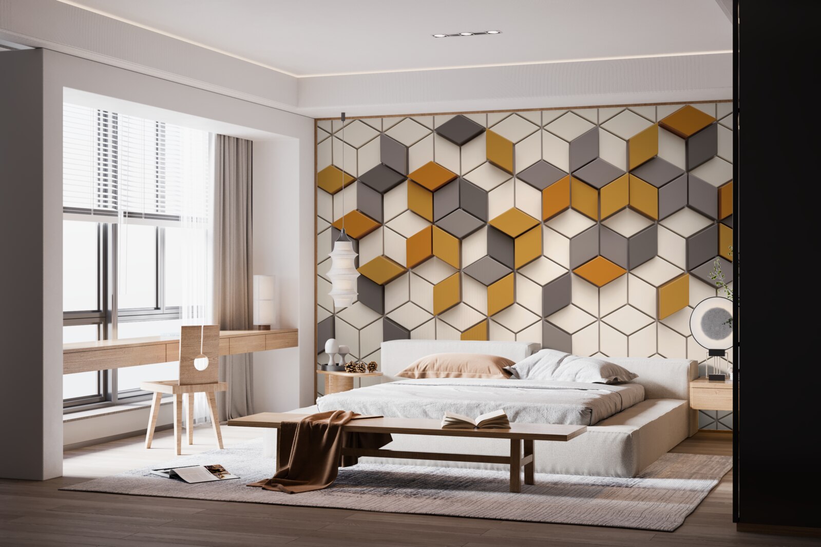 Fototapet blocuri cu margini diferite