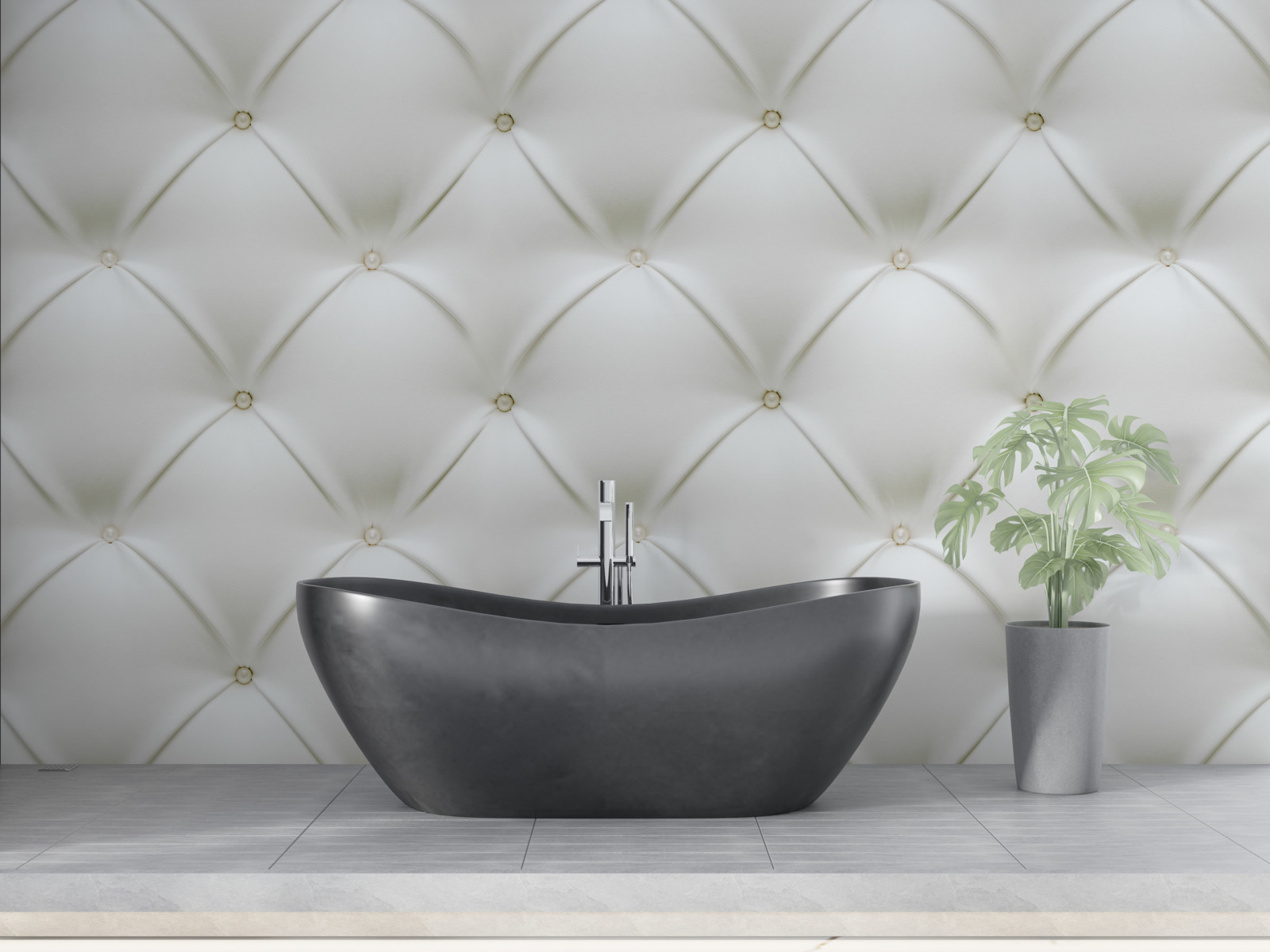 Fototapet Textura cu perle aurii într-un design tridimensional