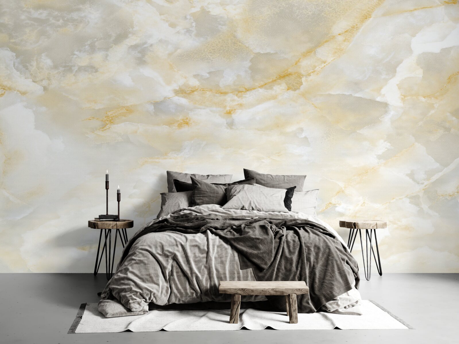 Fototapet nori plini de ploaie la răsăritul luminii