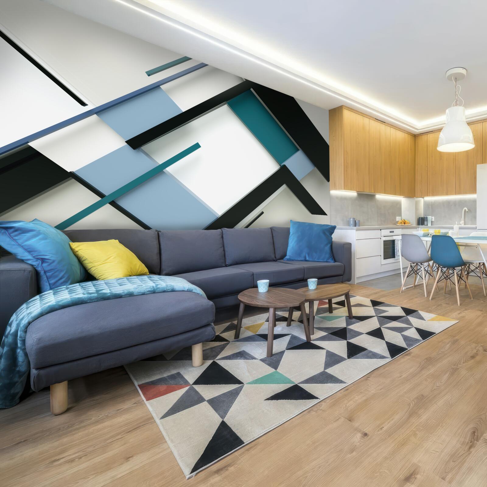 Fototapet forme geometrice în abstracție