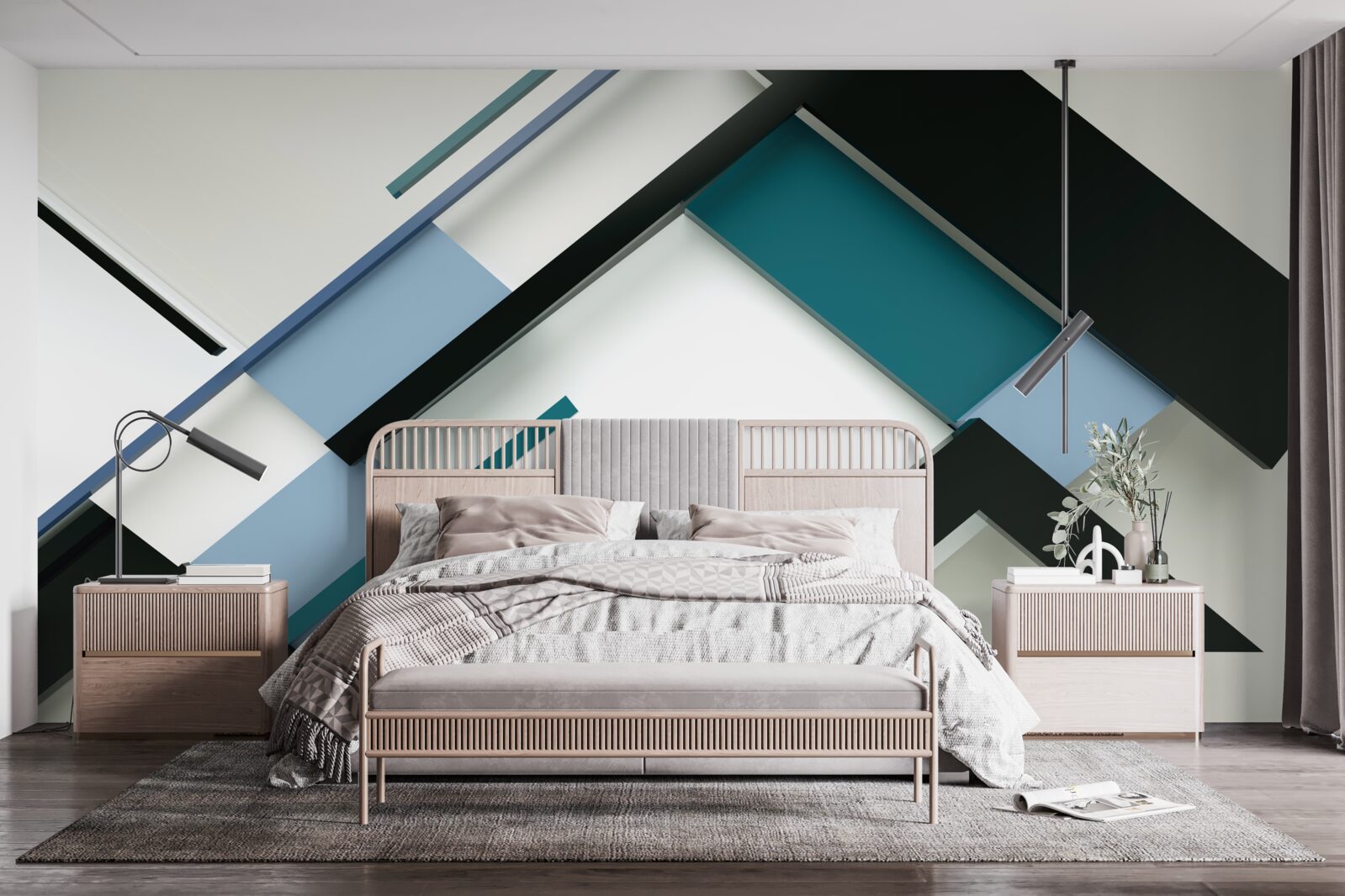 Fototapet forme geometrice în abstracție