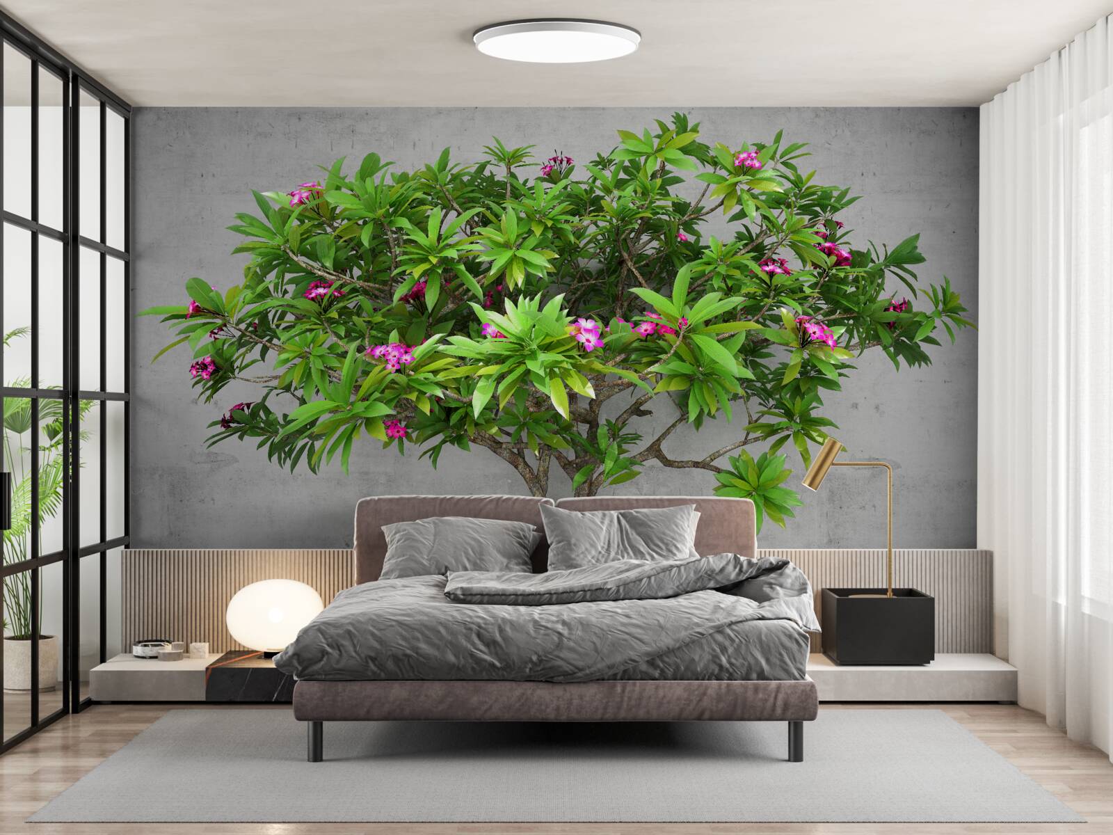 Fototapet licărire de verde pe un copac de foioase