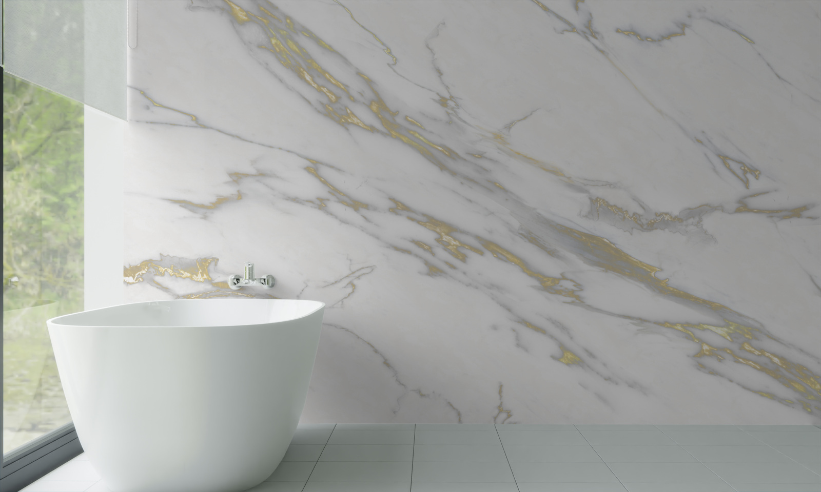 Fototapet indentare continuă pe marmură ușoară