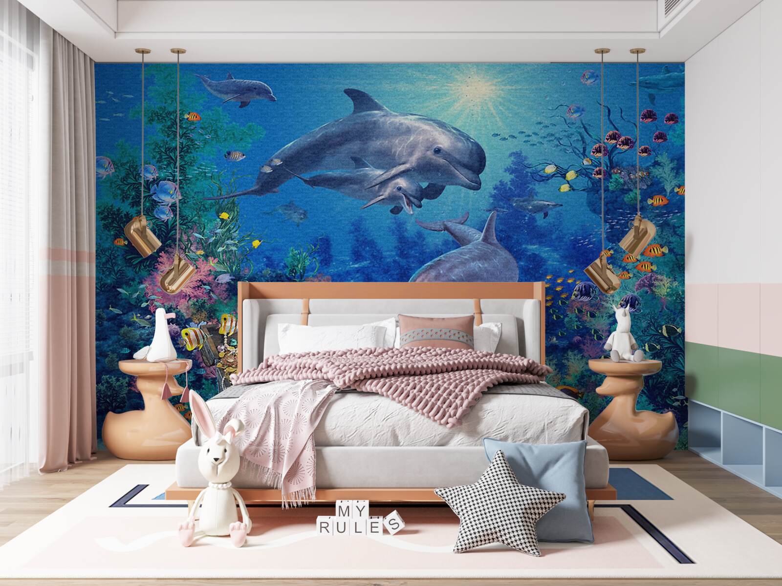 Fototapet comoara a fost descoperită de delfini