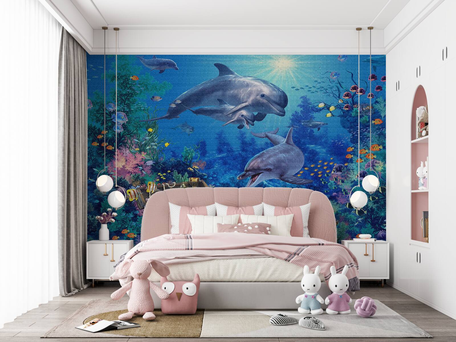 Fototapet comoara a fost descoperită de delfini