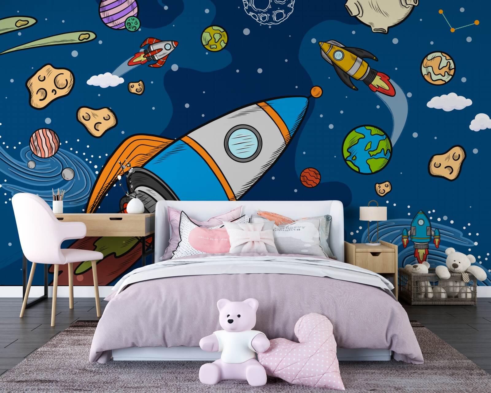 Fototapet rachete spațiale