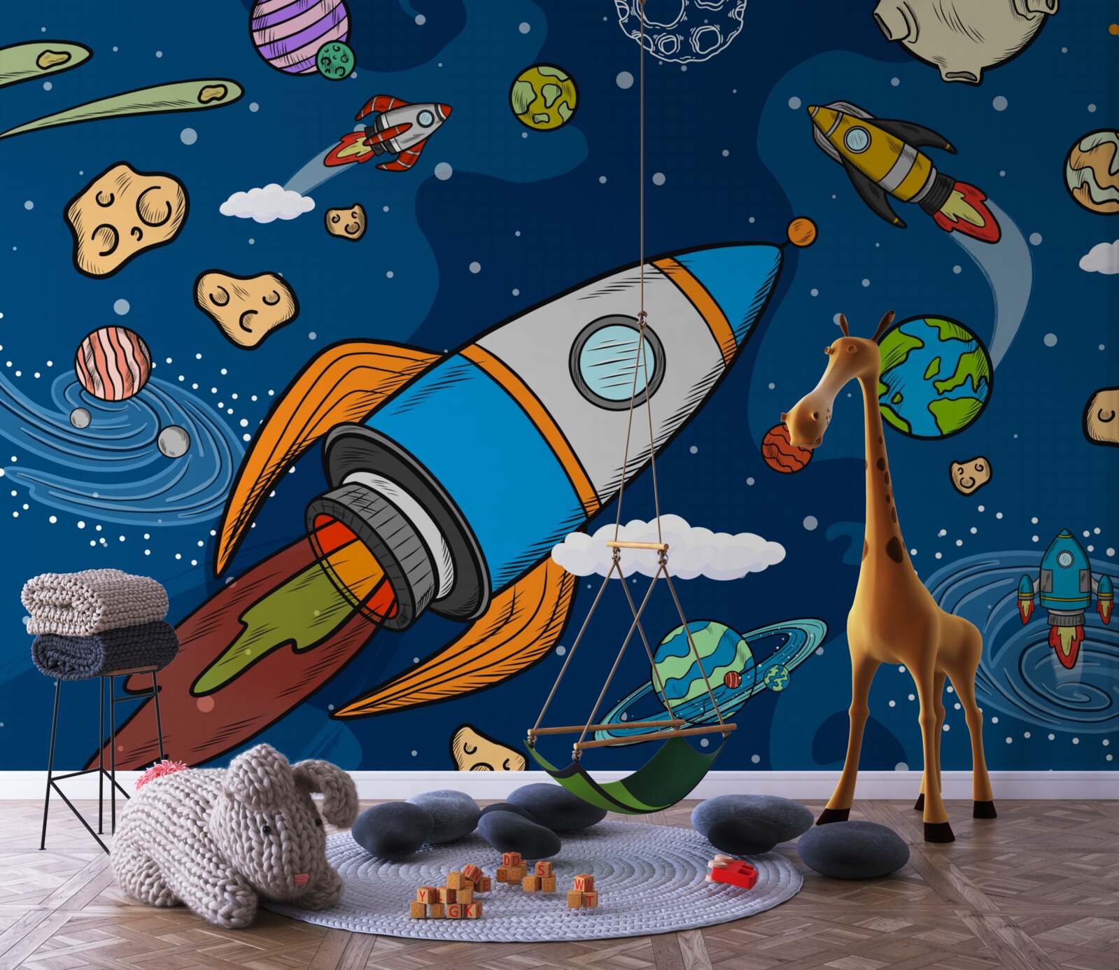 Fototapet rachete spațiale