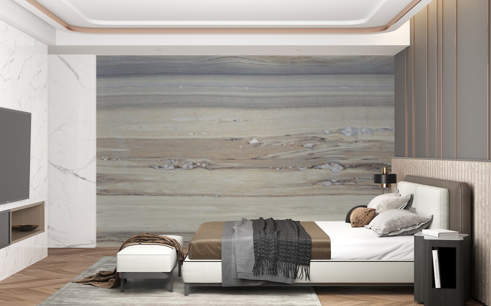 Fototapet nisip de mare gri deschis