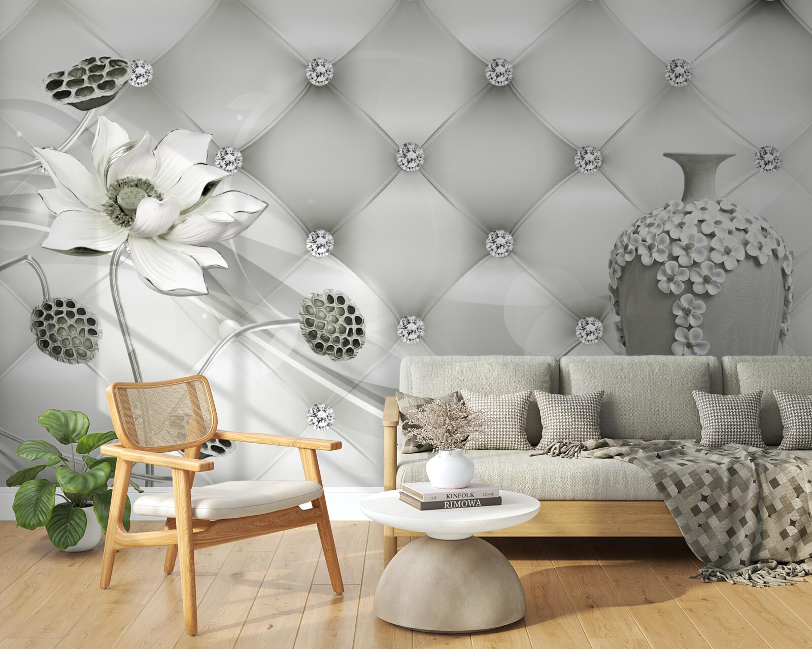 Fototapet linii verticale abstracte în culori diferite