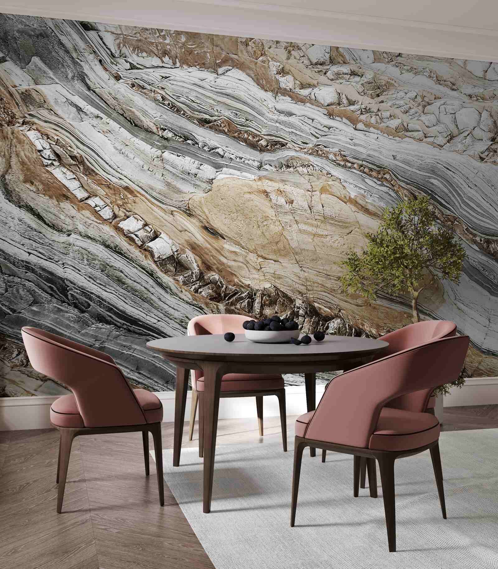 Fototapet coasta mării stâncoase