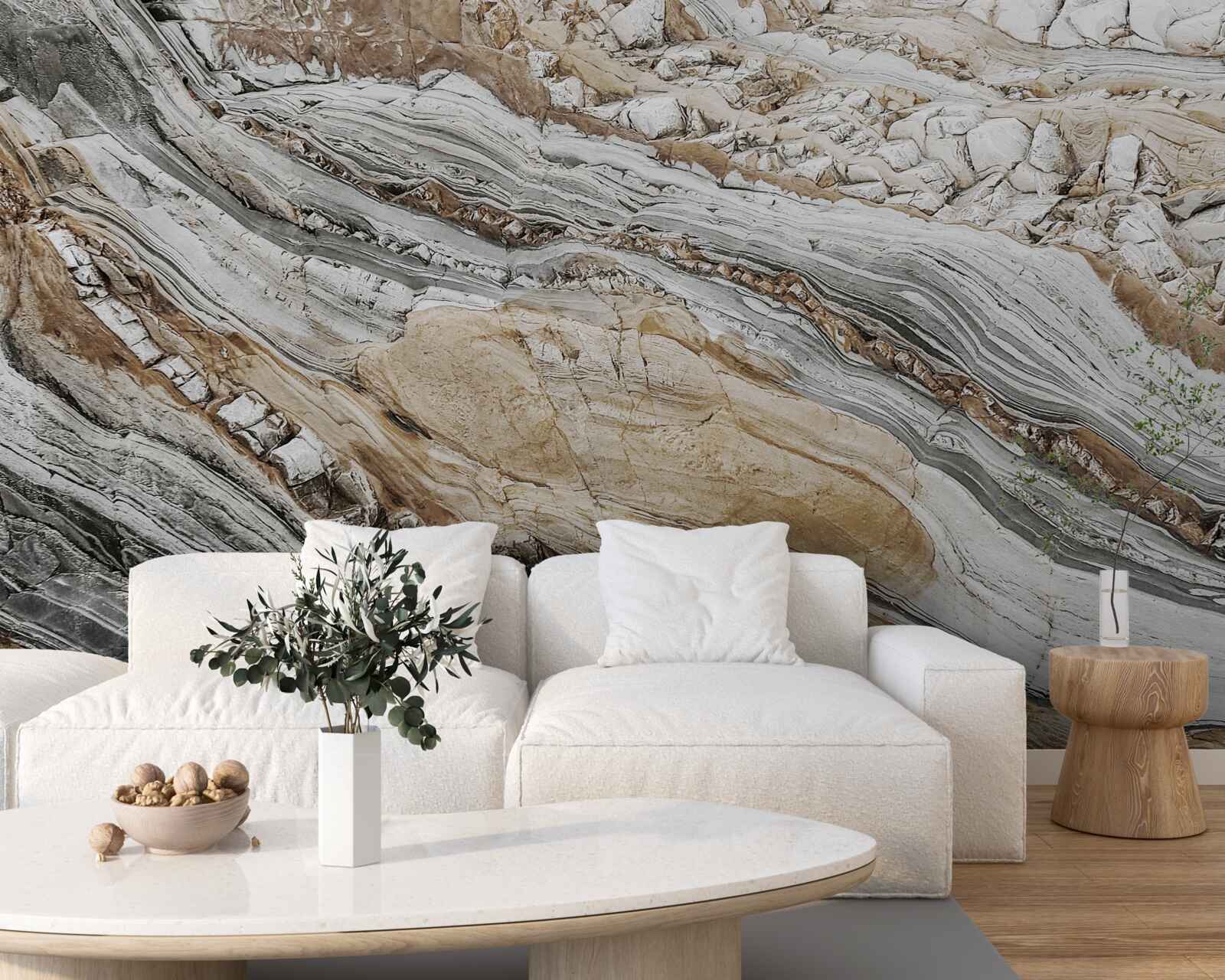 Fototapet coasta mării stâncoase