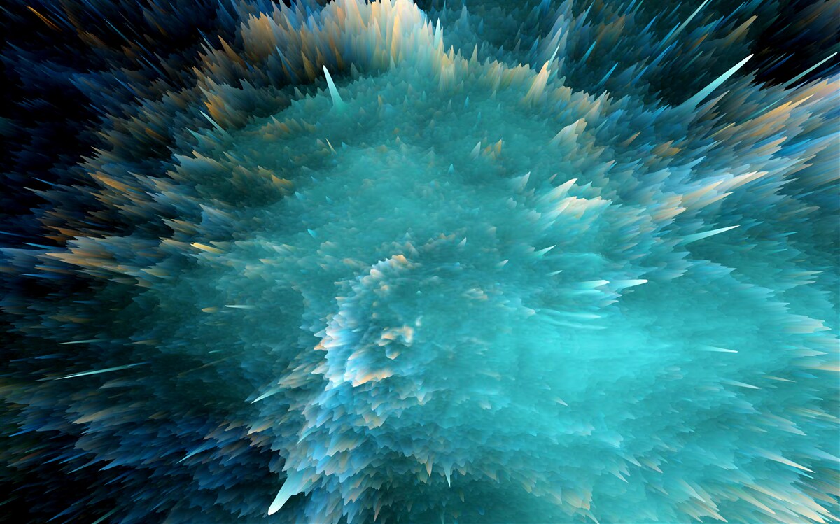 Fototapet o sclipire de pigmentare turcoaz viu