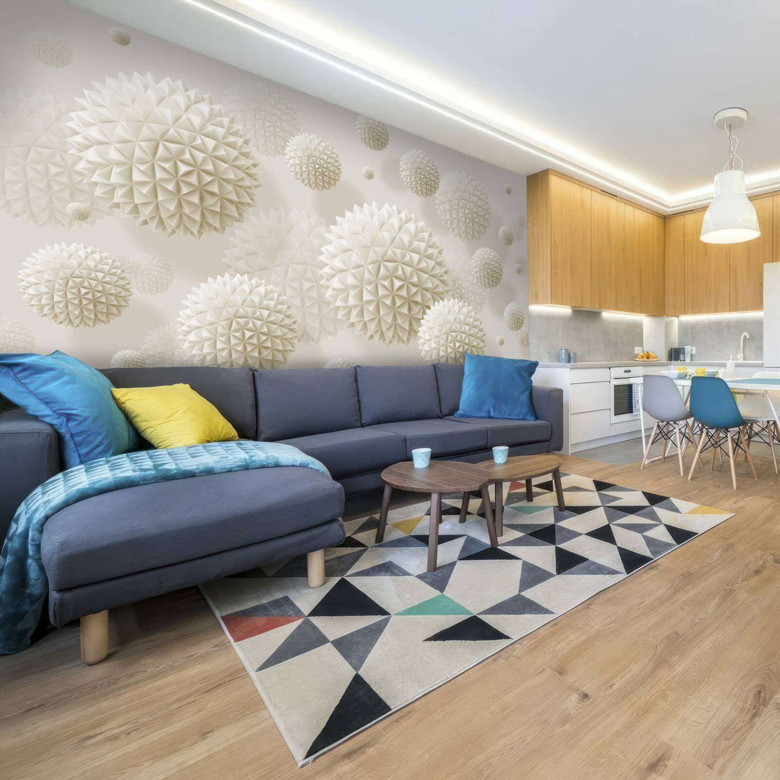 Fototapet bile ascuțite care plutesc în stare de imponderabilitate