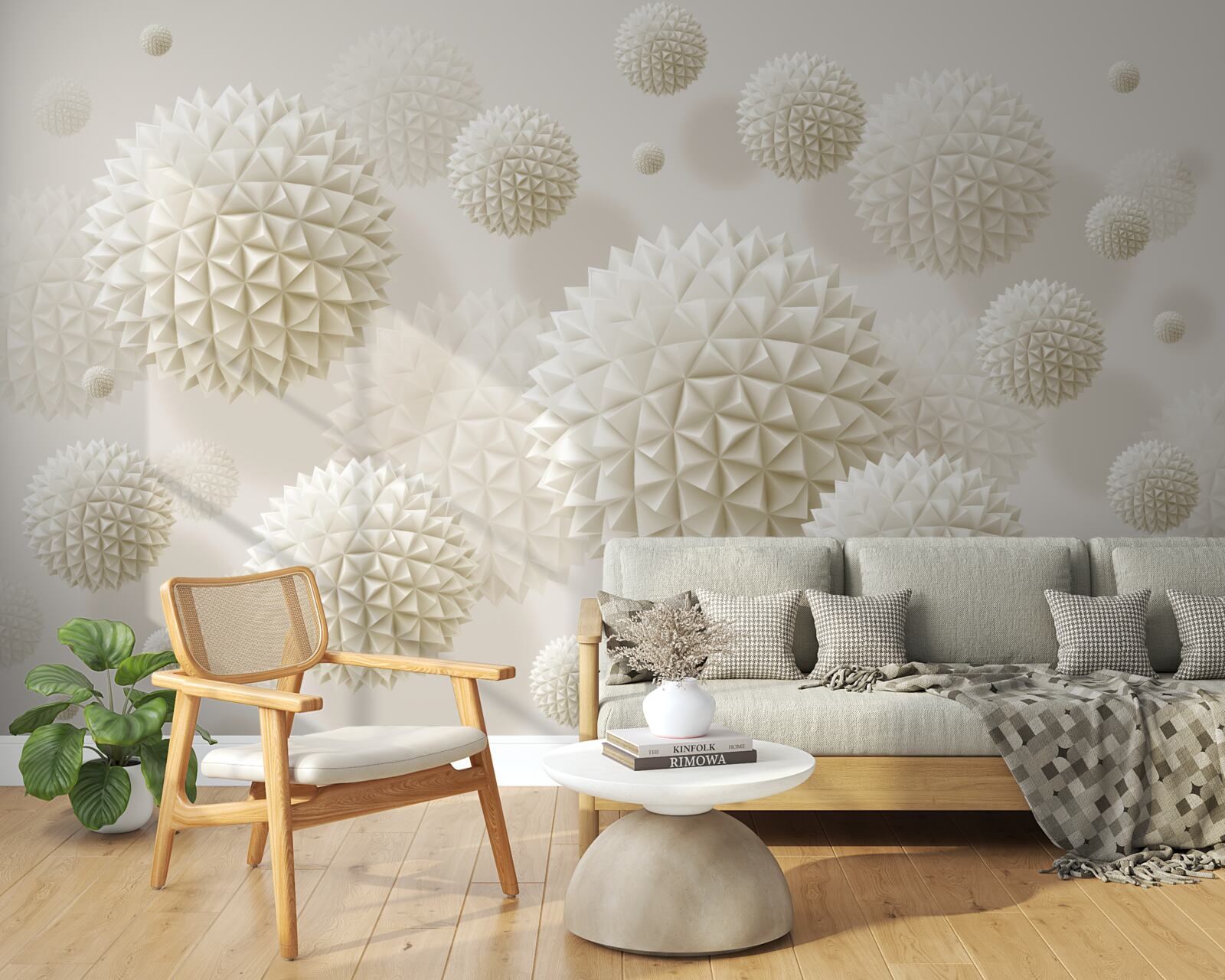 Fototapet bile ascuțite care plutesc în stare de imponderabilitate