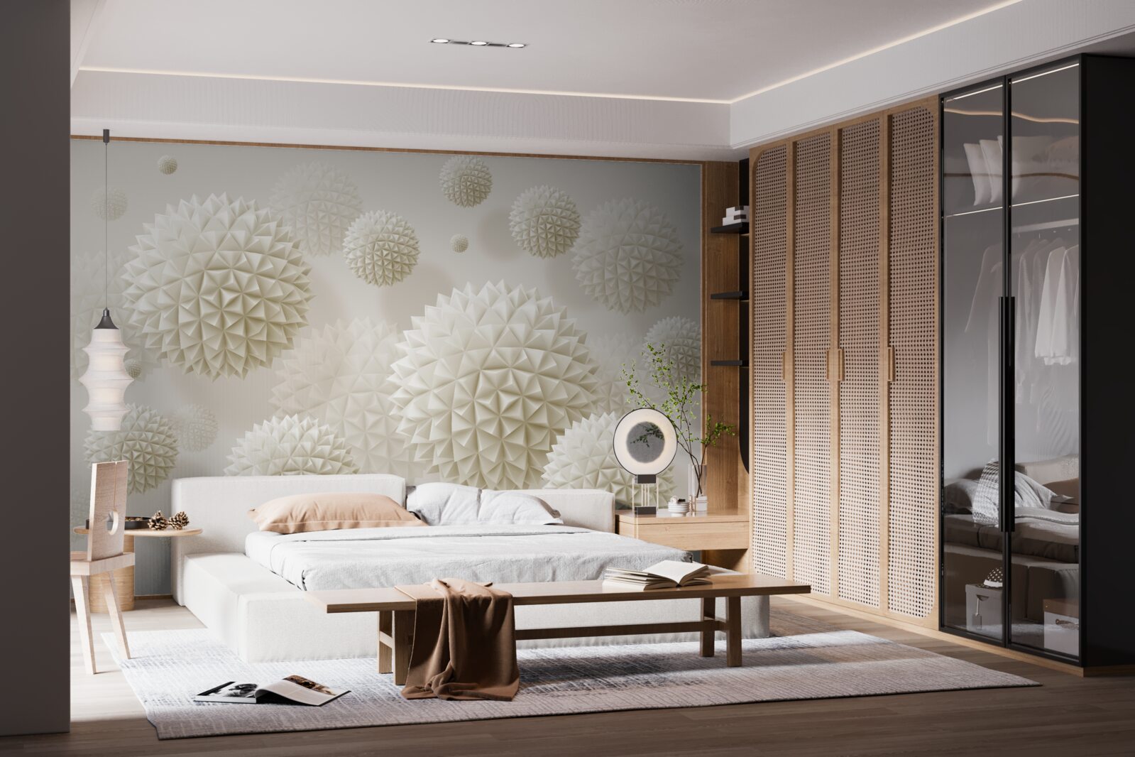 Fototapet bile ascuțite care plutesc în stare de imponderabilitate