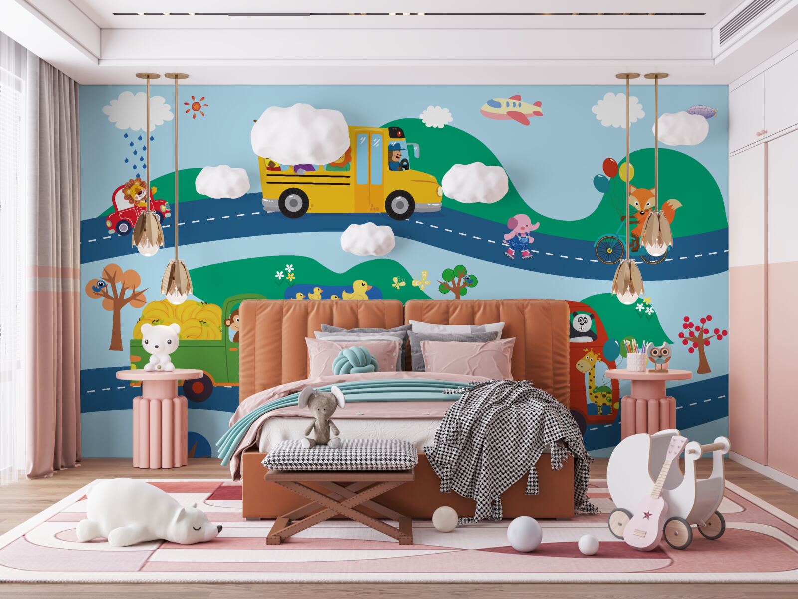 Fototapet animalele sunt transportate de