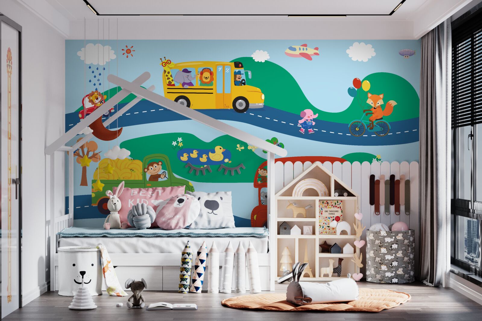 Fototapet animalele sunt transportate de